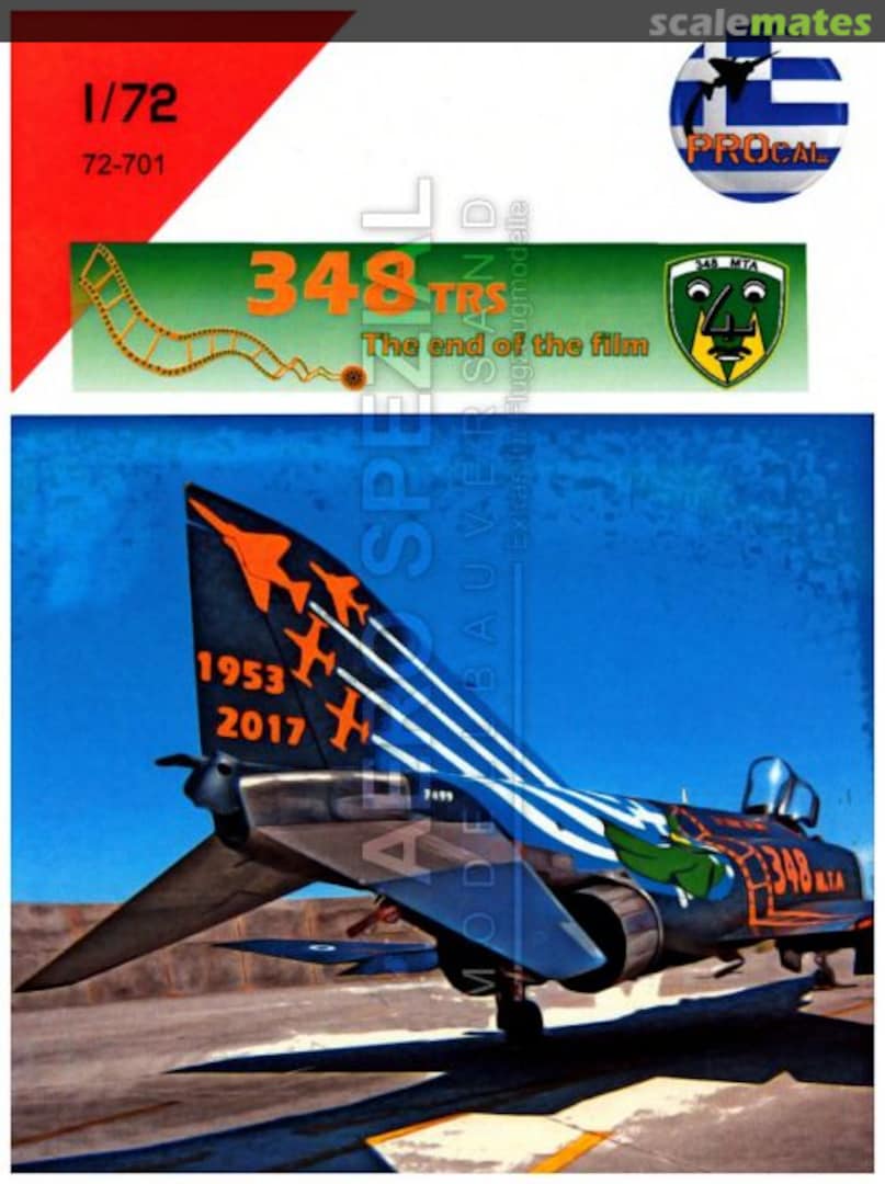 Boxart 348 TRS 72-701 PROcal Decals Boxart 348 TRS 72-701 PROcal Decals