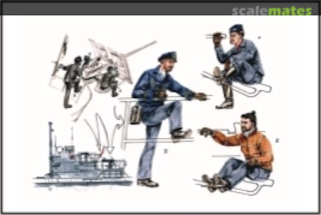 Boxart U-VII Atlantic version Gun-Crew for 3,7cm Flak Crew 3 fig F72185 CMK Boxart U-VII Atlantic version Gun-Crew for 3,7cm Flak Crew 3 fig F72185 CMK