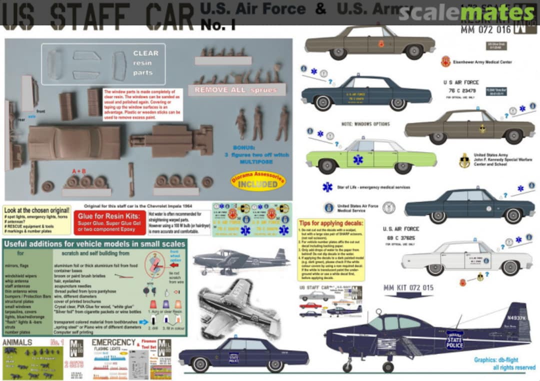 Contents US Staff Car No I - USAF - Impala MM 072 015 Mil Mod Contents US Staff Car No I - USAF - Impala MM 072 015 Mil Mod