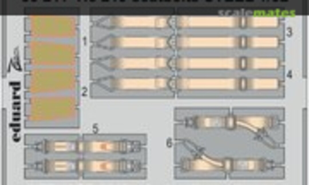 1:32 He 219 seatbelts STEEL (Eduard 33211) 33211