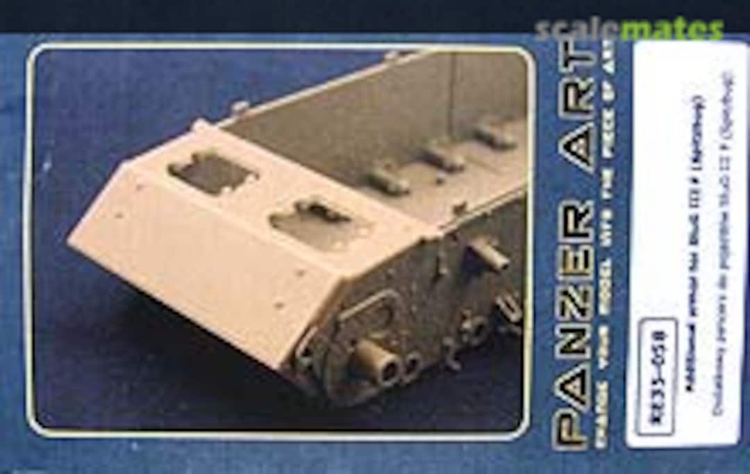 Boxart StuG IIIF (Spitzbug) 232 StuG Abt. Additional armor RE35-058 Panzer Art Boxart StuG IIIF (Spitzbug) 232 StuG Abt. Additional armor RE35-058 Panzer Art