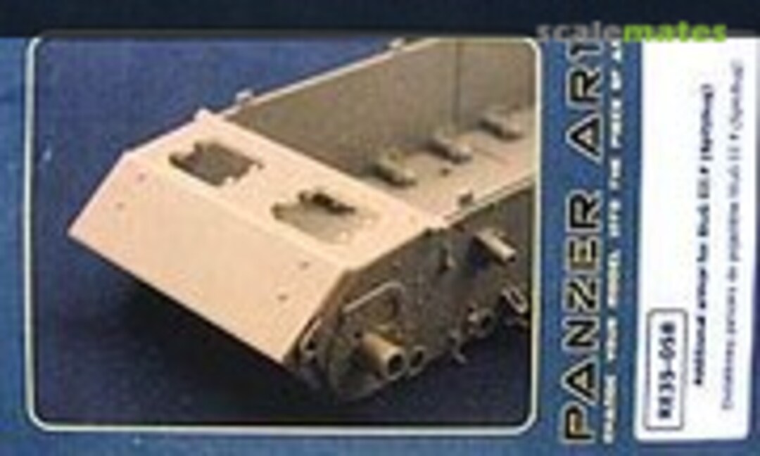 1:35 StuG IIIF (Spitzbug) 232 StuG Abt. Additional armor (Panzer Art RE35-058) RE35-058