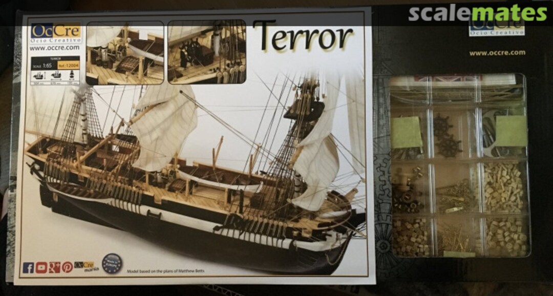 Boxart HMS Terror w/o Sails 12004B OcCre Boxart HMS Terror w/o Sails 12004B OcCre