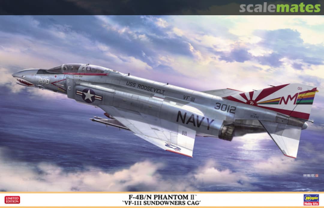 Boxart F-4B/N Phantom II `VF-111 Sundowners CAG´ 07503 Hasegawa Boxart F-4B/N Phantom II `VF-111 Sundowners CAG´ 07503 Hasegawa