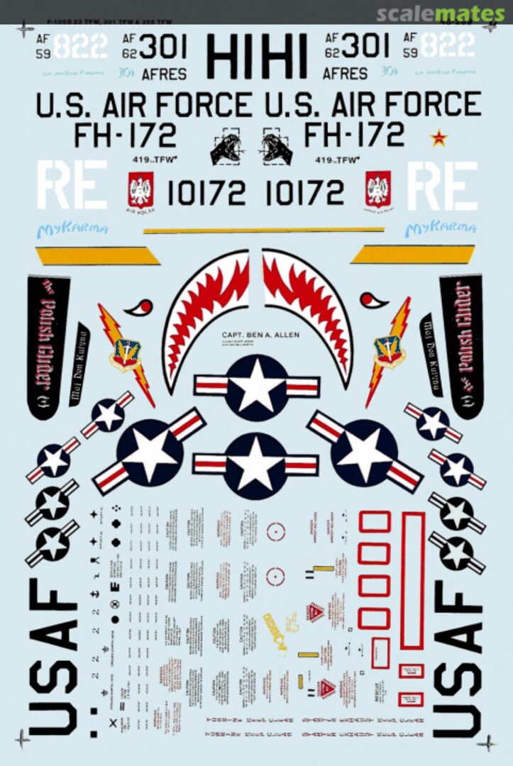 Boxart F-105D 48-269 Microscale