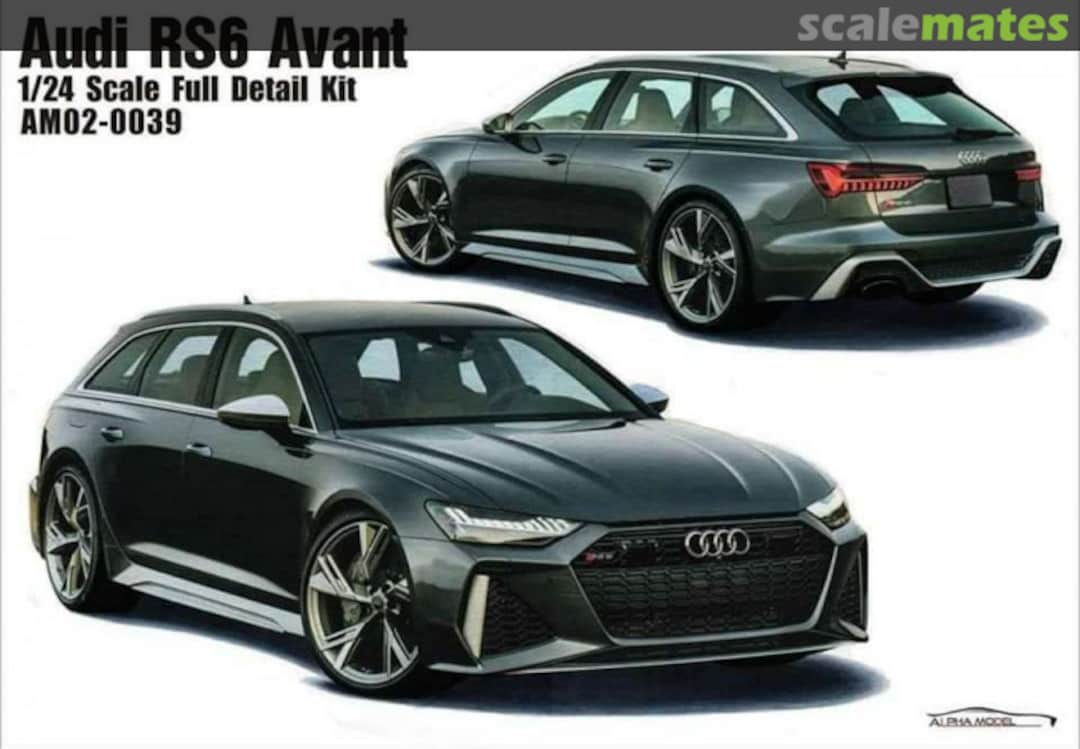 Boxart Audi RS6 Avant am02-0039 Alpha Model Boxart Audi RS6 Avant am02-0039 Alpha Model