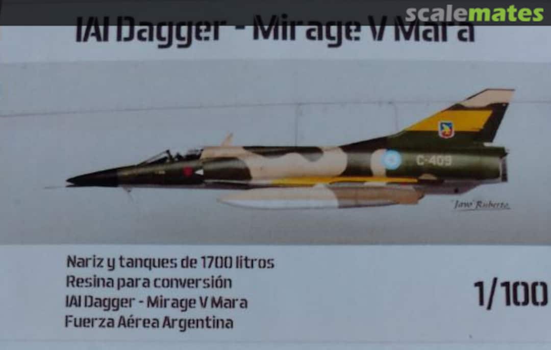 Boxart IAI Dagger - Mirage V Mara SET1100 El Baron Rojo Boxart IAI Dagger - Mirage V Mara SET1100 El Baron Rojo