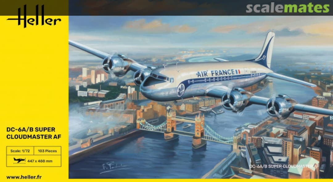 Boxart DC-6A/B Super Cloudmaster AF 80315 Heller Boxart DC-6A/B Super Cloudmaster AF 80315 Heller