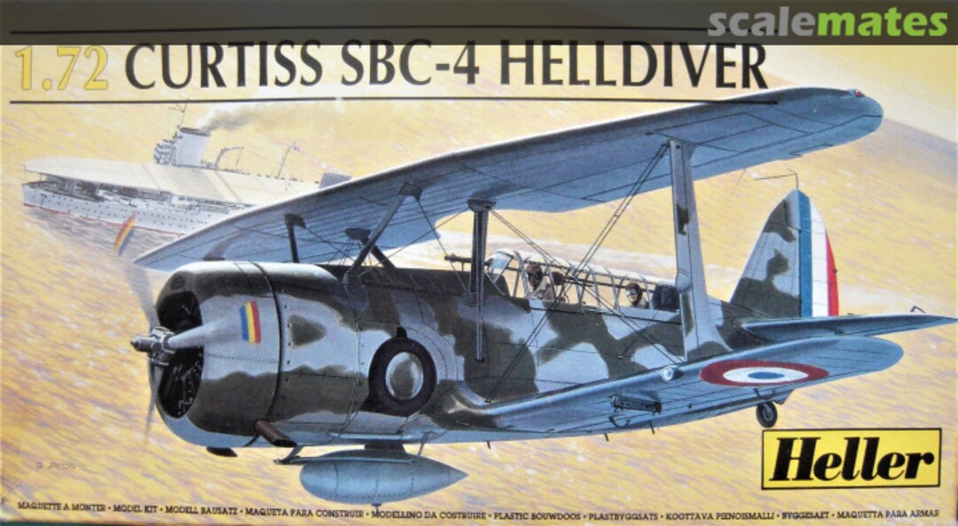 Boxart Curtiss SBC-4 Helldiver 80285 Heller Boxart Curtiss SBC-4 Helldiver 80285 Heller