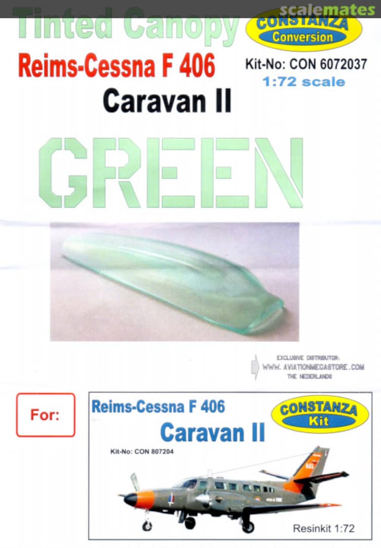 Boxart Reims-Cessna F406 Caravan II CON 6072037 Constanza Kit Boxart Reims-Cessna F406 Caravan II CON 6072037 Constanza Kit