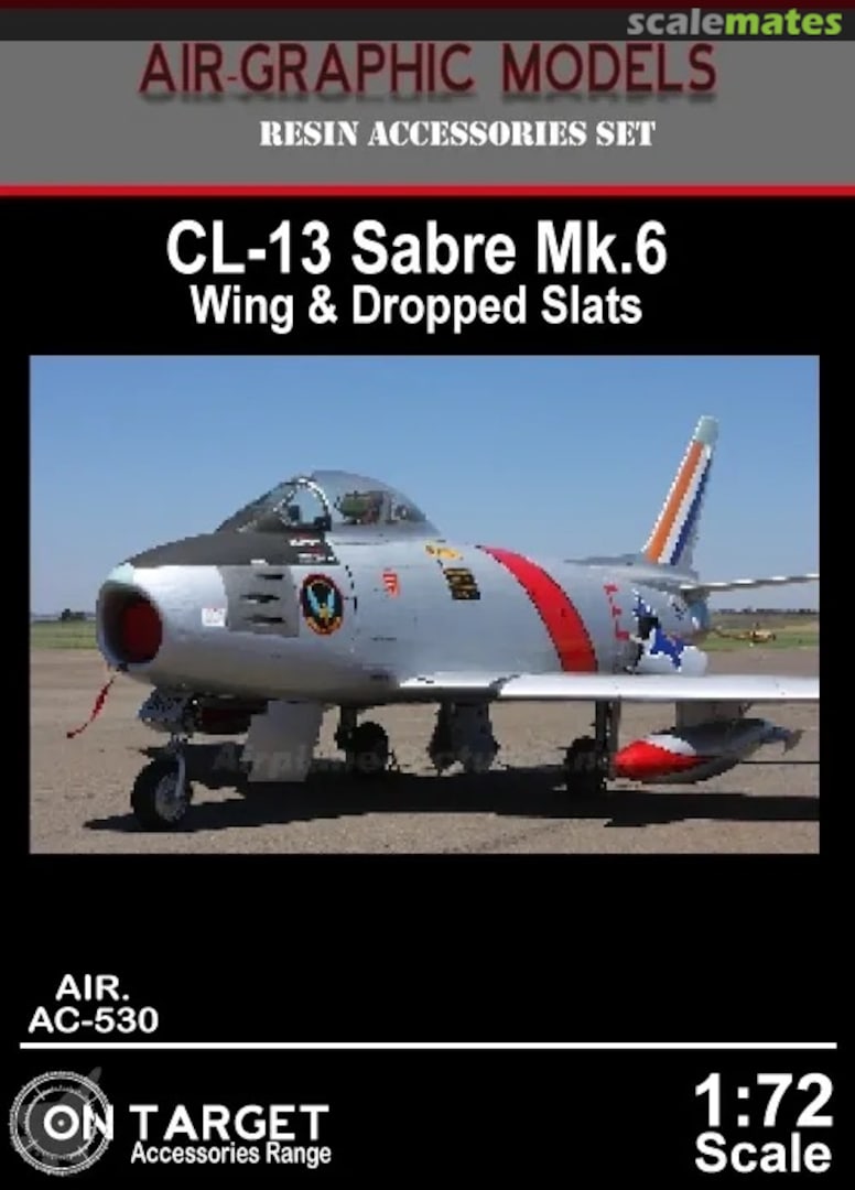 Boxart F-86/CL-13 Sabre Mk.6 6-3 AC-530 Air-Graphics Models Boxart F-86/CL-13 Sabre Mk.6 6-3 AC-530 Air-Graphics Models