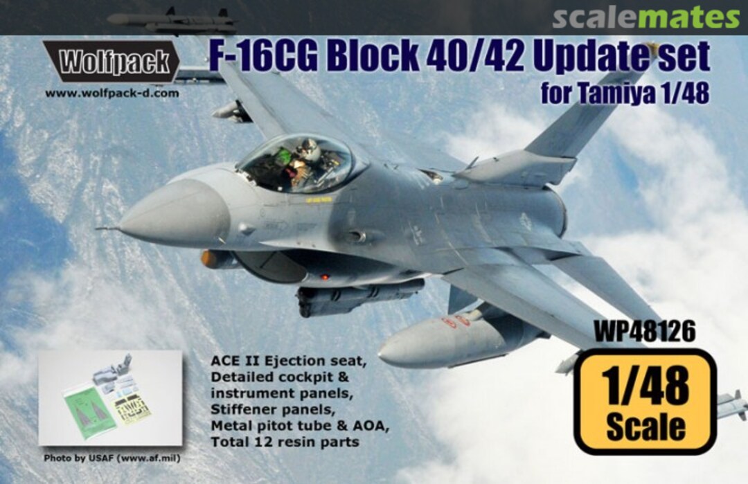 Boxart F-16CG Block 40/42 Update Set WP48126 Wolfpack Boxart F-16CG Block 40/42 Update Set WP48126 Wolfpack