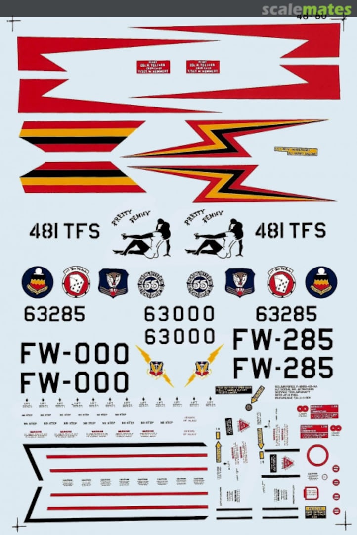 Boxart F-100D Super Sabres 48-80 SuperScale International Boxart F-100D Super Sabres 48-80 SuperScale International