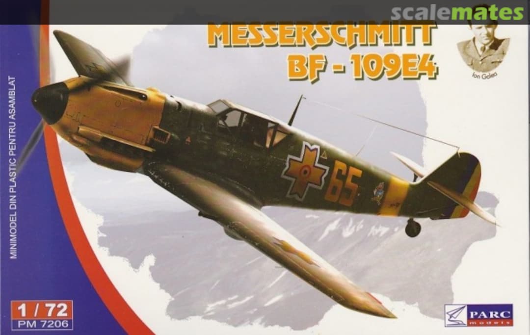 Boxart Messerschmitt Bf-109E4 PM 7206 Parc Models Boxart Messerschmitt Bf-109E4 PM 7206 Parc Models