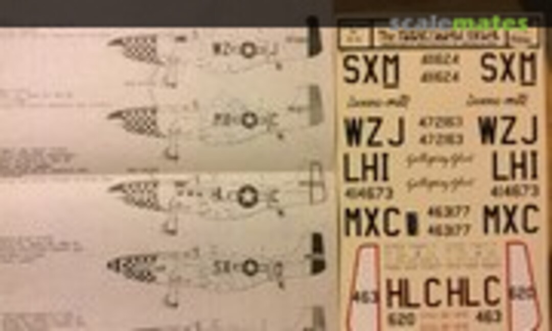 1:32 Checker-nosed P-51Ds (Microscale 32-25) 32-25