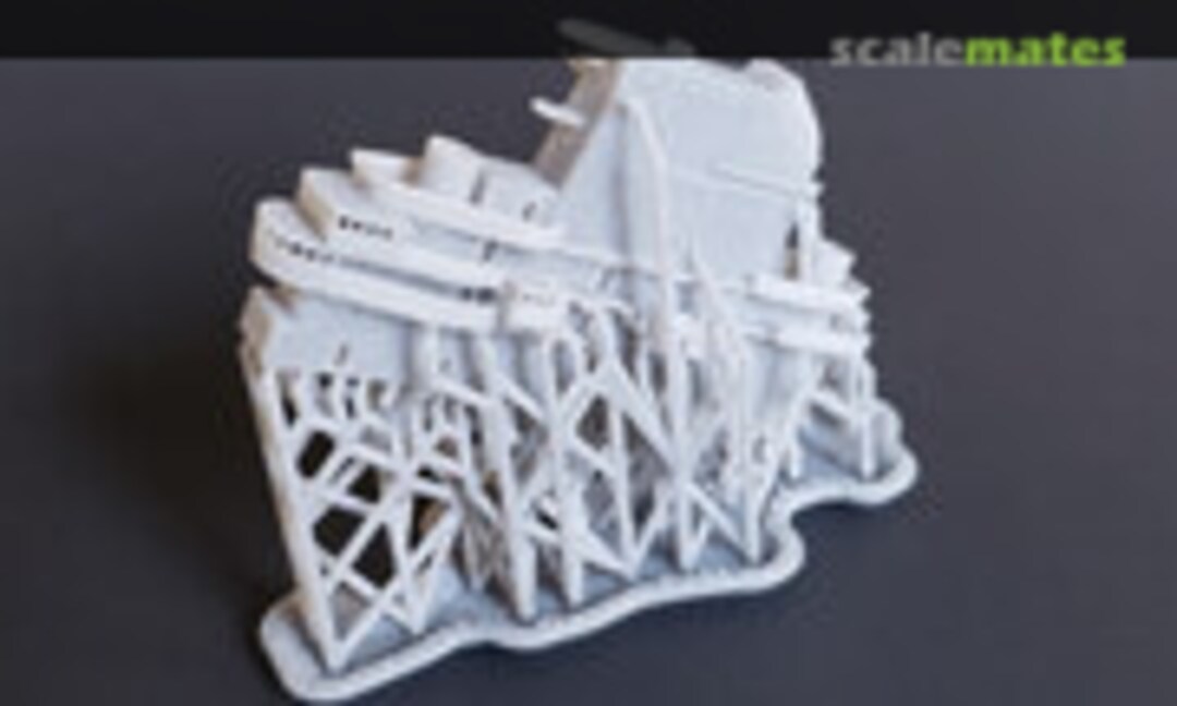 1:700 USS Lake Champlain CV-39 Island, 1953 (Model Monkey 700-CV39 1953) 700-CV39 1953