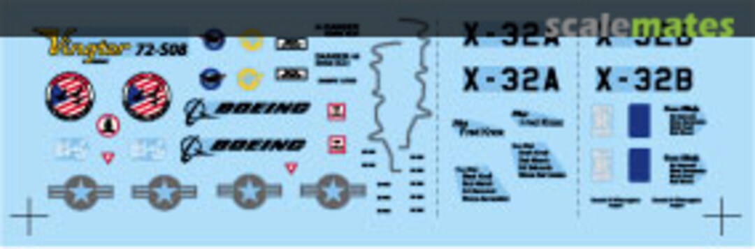 Boxart Boeing X-32 72-S08 Vingtor Decals Boxart Boeing X-32 72-S08 Vingtor Decals