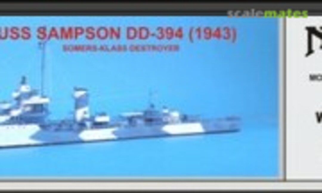 1:700 USS Sampson DD-394 (1943) (Niko Model 7025) 7025