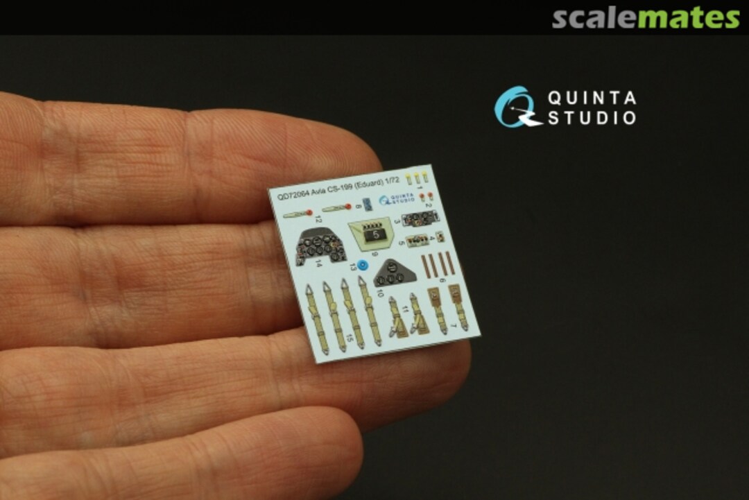 Contents CS-199 interior 3D decals QD72064 Quinta Studio