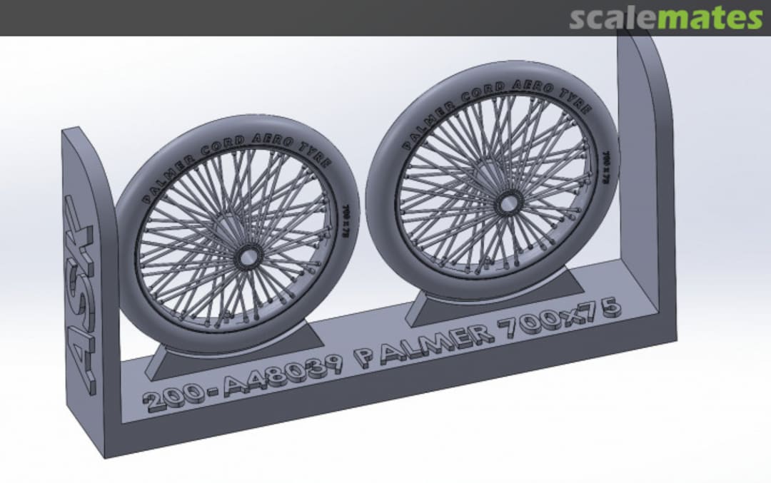 Boxart Palmer 700 x 85 spoked wheels, UK WWI 200-A48039 ASK Boxart Palmer 700 x 85 spoked wheels, UK WWI 200-A48039 ASK
