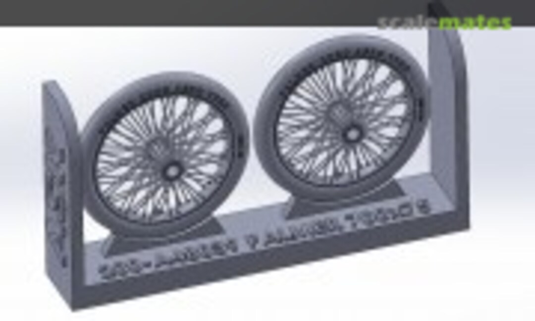 1:48 Palmer 700 x 85 spoked wheels, UK WWI (ASK 200-A48039) 200-A48039