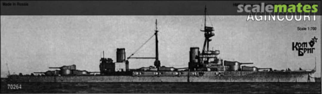 Boxart HMS Agincourt - 1918 70264 Combrig Boxart HMS Agincourt - 1918 70264 Combrig