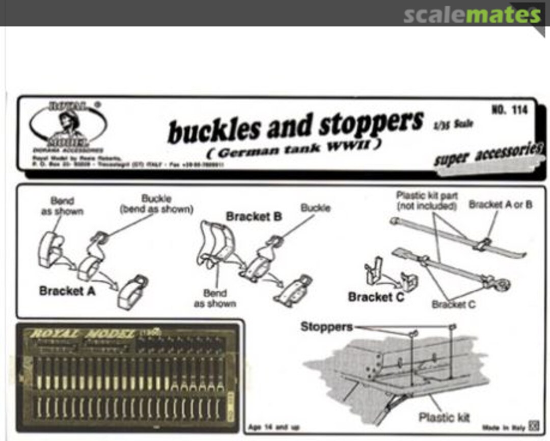 Boxart Buckles & Stoppers 114 Royal Model Boxart Buckles & Stoppers 114 Royal Model
