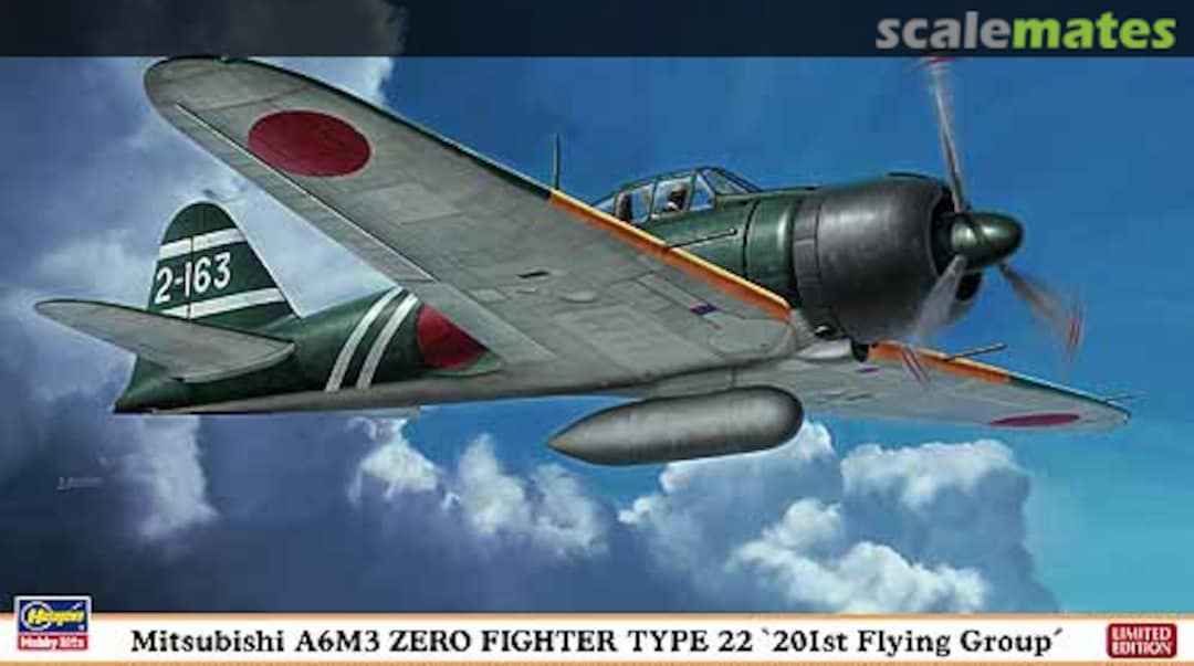 Boxart Mitsubishi A6M3 Zero Fighter Type 22 `201st Flying Group´ 09919 Hasegawa