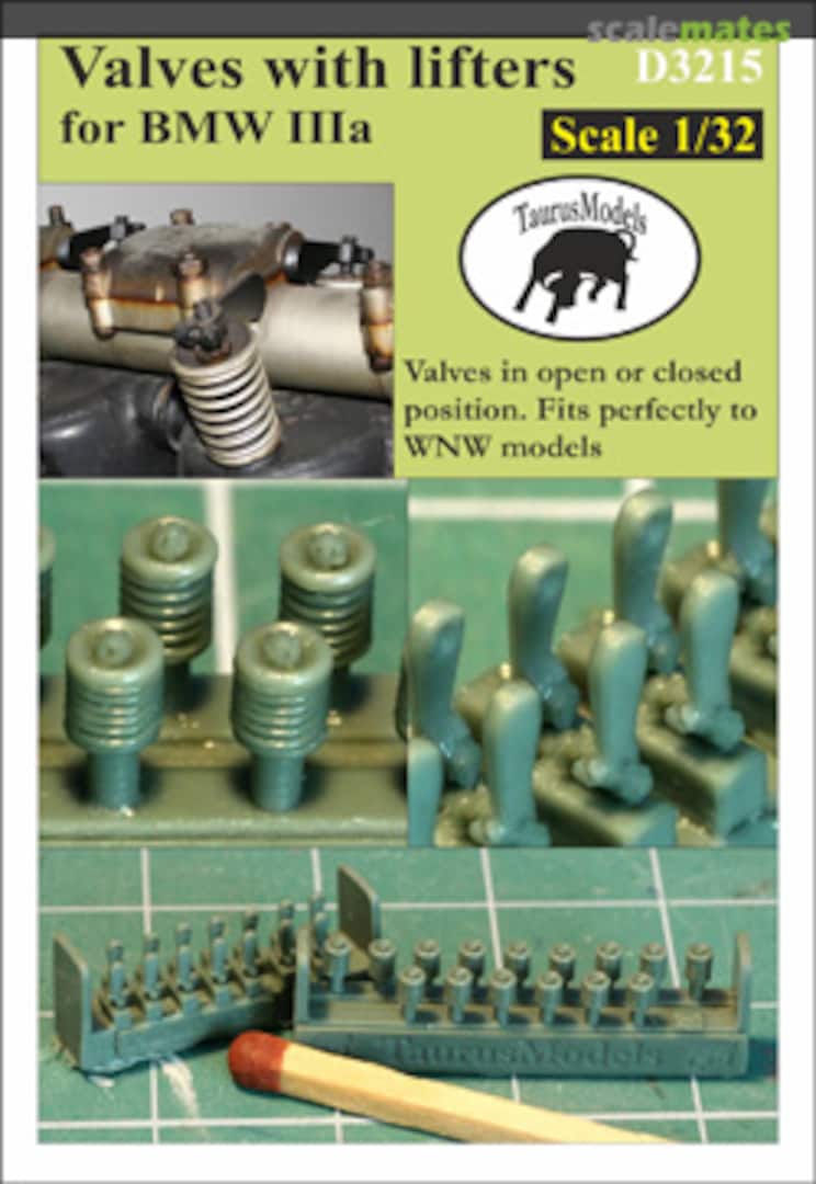Boxart Valves with lifters for BMW IIIa D3215 Taurus Models Boxart Valves with lifters for BMW IIIa D3215 Taurus Models