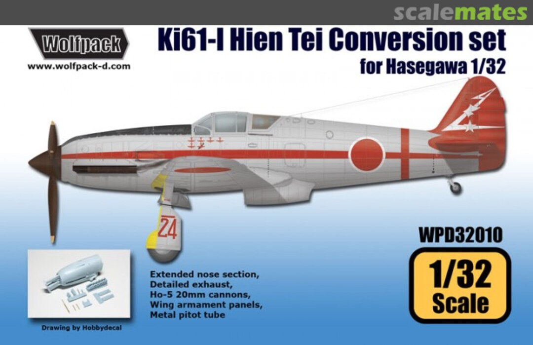 Boxart Ki61-I Hien Tei Conversion set WPD32010 Wolfpack Boxart Ki61-I Hien Tei Conversion set WPD32010 Wolfpack