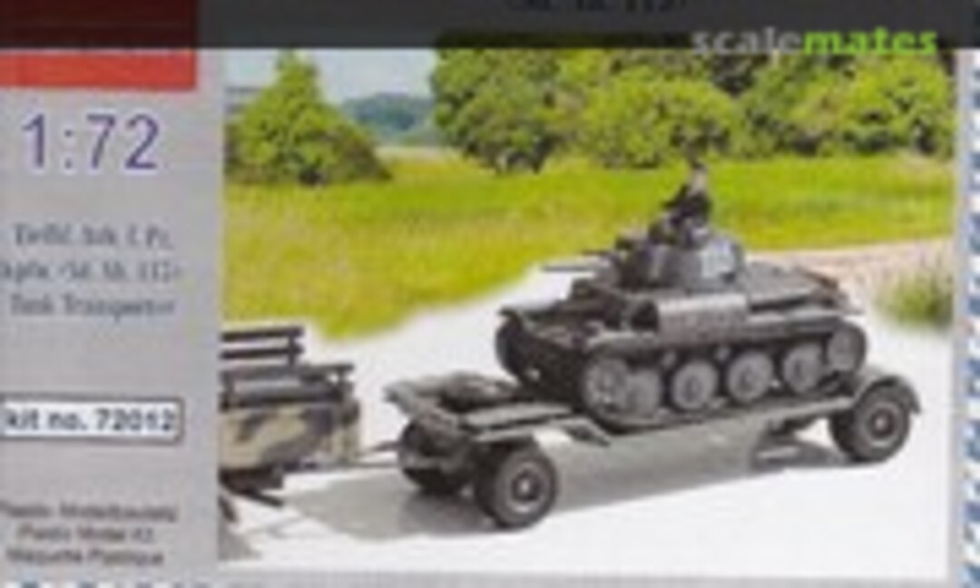 Tieflade Anhänger für Panzerkampfwagen Sd.Ah.115 (Schatton Modellbau 72012)