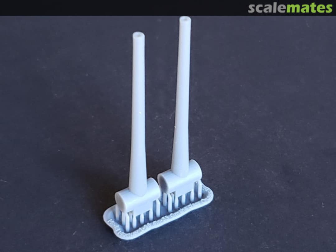 Boxart Omaha class cruiser 6"/53 cal. Barrels for Casemate Mounts (set of 2) 96-Omaha-brrls Model Monkey Boxart Omaha class cruiser 6"/53 cal. Barrels for Casemate Mounts (set of 2) 96-Omaha-brrls Model Monkey