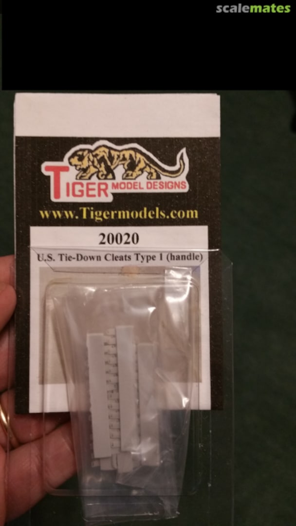 Boxart U.S. Tie-Down Cleats Type 1 (handle) 20020 Tiger Model Designs Boxart U.S. Tie-Down Cleats Type 1 (handle) 20020 Tiger Model Designs