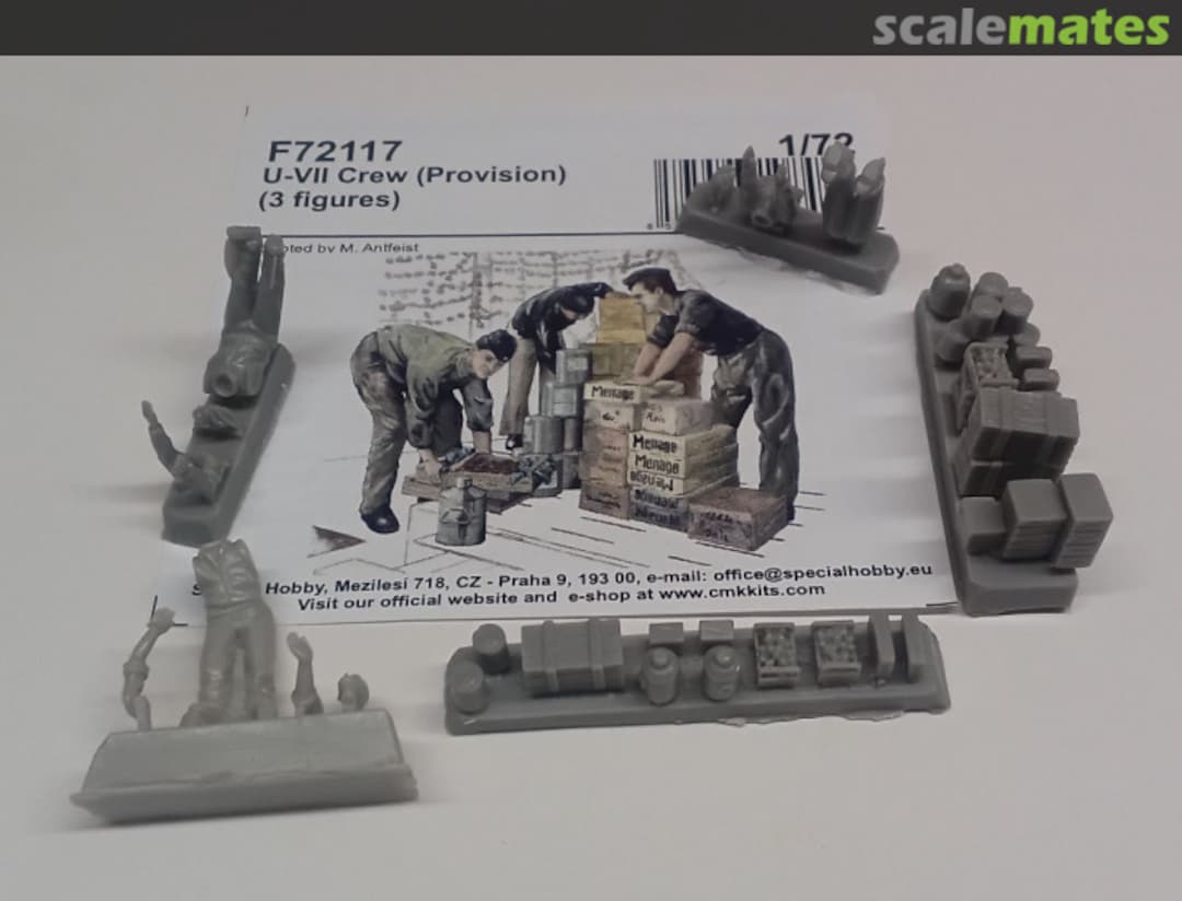 Contents U-VII crew (provision) (3fig.) F72117 CMK Contents U-VII crew (provision) (3fig.) F72117 CMK