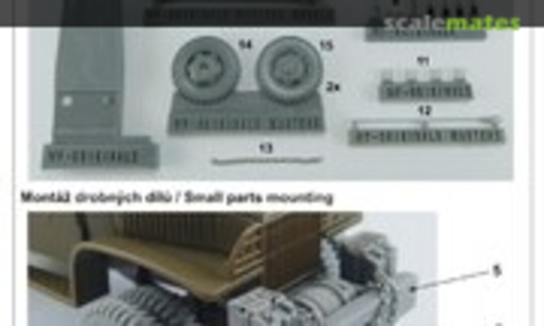 1:48 GMC CCKW 2,5t 6x6 (front bumper, aditional canisters, winch and double tires) (MP Originals Masters Models 48009) 48009