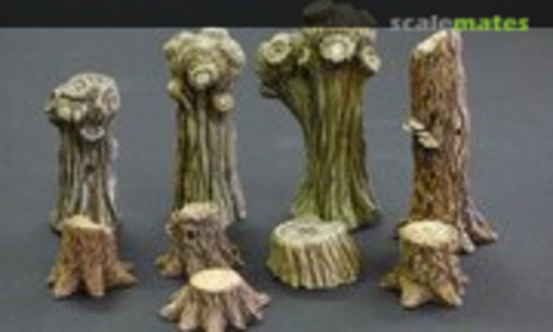1:35 Weiden und Baumstümpfe/ Willows and stumps (PlusModel 506) 506