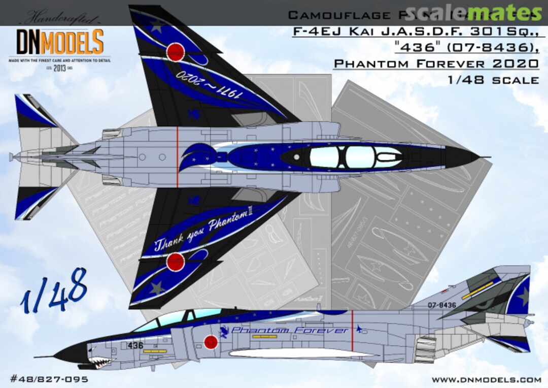 Boxart Phantom Forever 2020 F-4EJ Demo Scheme Paint Mask set 48/827-095 DN Models Boxart Phantom Forever 2020 F-4EJ Demo Scheme Paint Mask set 48/827-095 DN Models