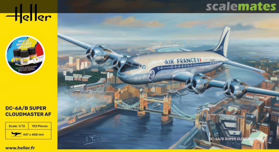 Boxart DC-6A/B Super Cloudmaster AF 56315 Heller Boxart DC-6A/B Super Cloudmaster AF 56315 Heller