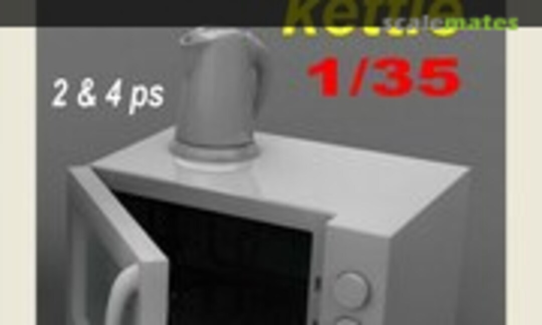 1:35 Microwave (2 pcs) + kettle (4 pcs) (DANmodels DM35331) DM35331