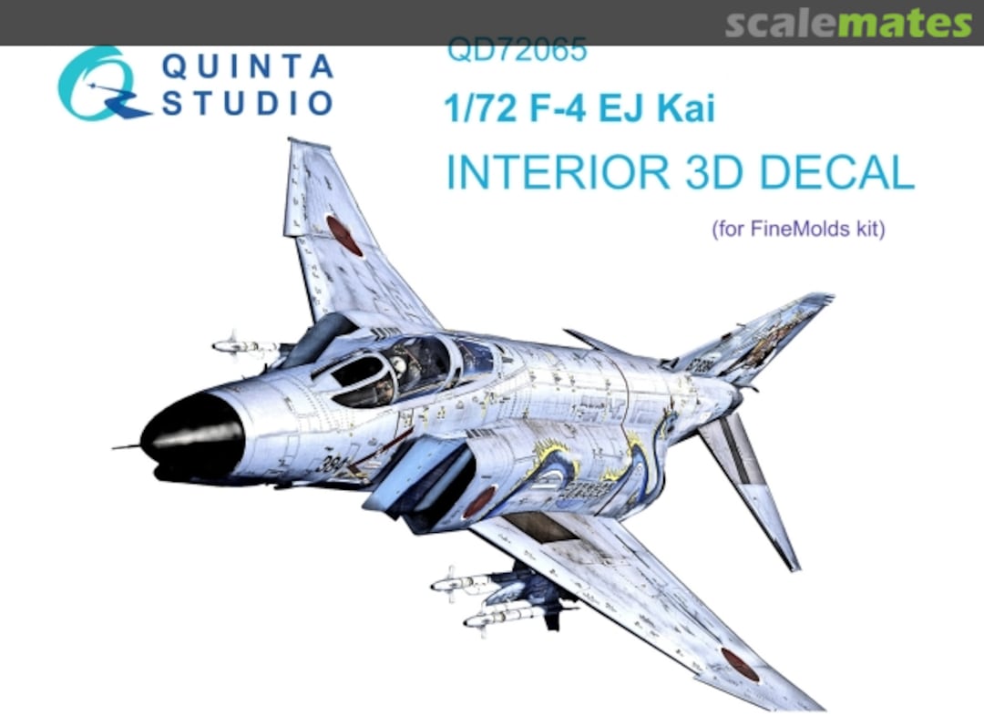 Boxart F-4EJ KAI interior 3D decals QD72065 Quinta Studio Boxart F-4EJ KAI interior 3D decals QD72065 Quinta Studio