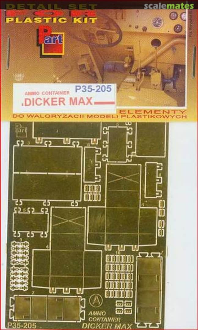 Boxart Dicker Max ammo containers P35-205 Part Boxart Dicker Max ammo containers P35-205 Part