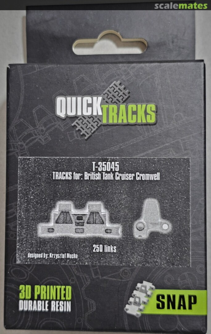 Boxart Tracks for British Tank Cruiser Cromwell T-35045 QUICKTRACKS Boxart Tracks for British Tank Cruiser Cromwell T-35045 QUICKTRACKS