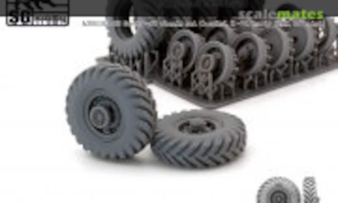 1:35 Gorky-66 Wheel Set (Under Load, K-70, Early Disc) (SG-MODELLING A35019) A35019
