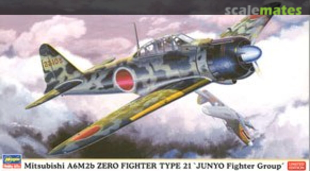 Boxart Mitsubishi A6M2b Zero Fighter Type 21 `Junyo Fighter Group´ 07333 Hasegawa Boxart Mitsubishi A6M2b Zero Fighter Type 21 `Junyo Fighter Group´ 07333 Hasegawa