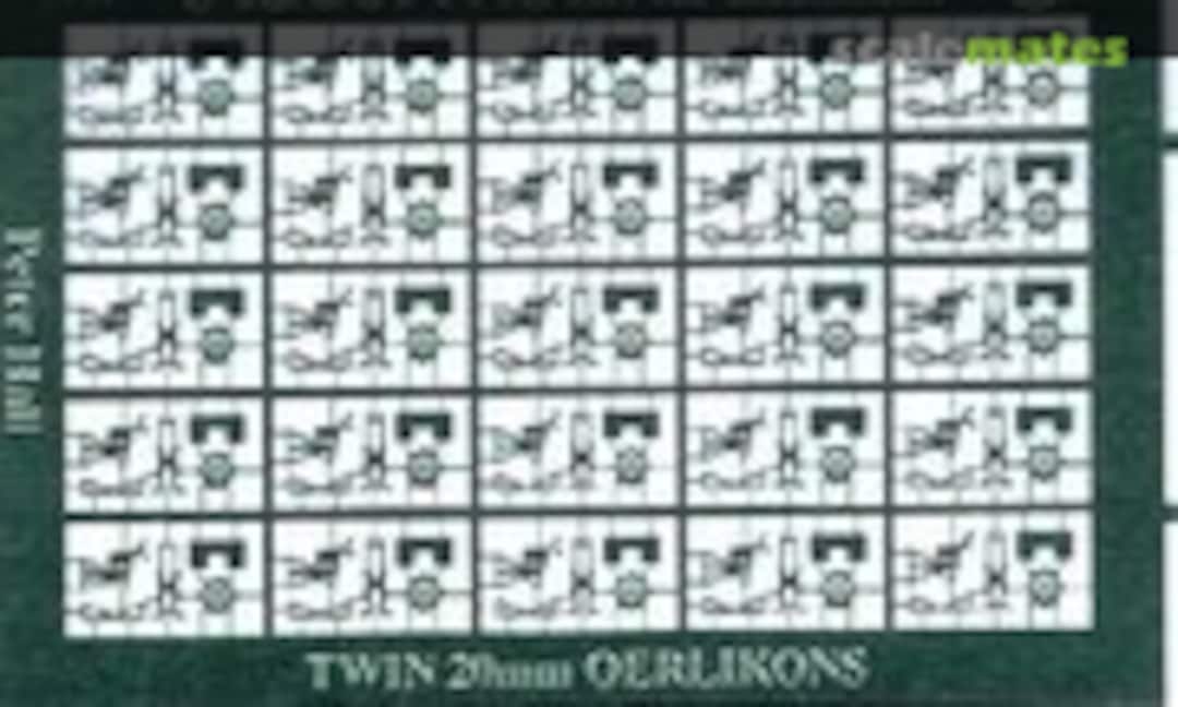 1:700 Twin Manual Oerlikon (White Ensign Models PE 726) PE 726