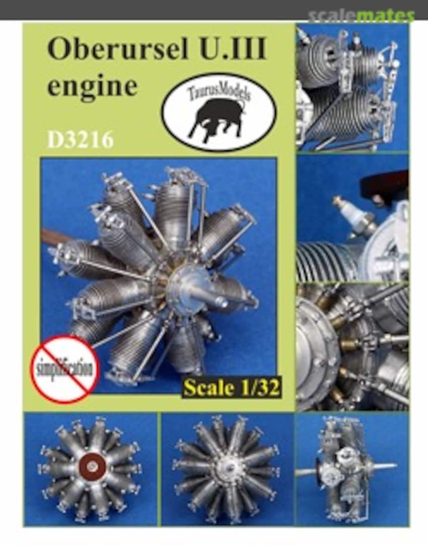 Boxart Oberursel U.III Engine D3216 Taurus Models