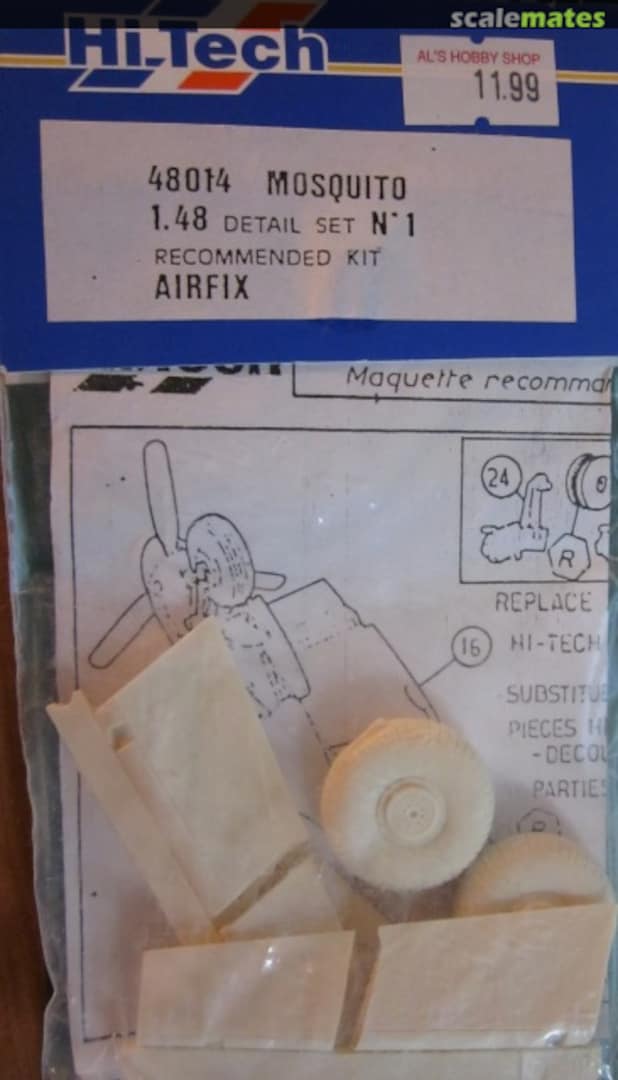 Boxart Mosquito Detail Set 48014 Hi-Tech Boxart Mosquito Detail Set 48014 Hi-Tech