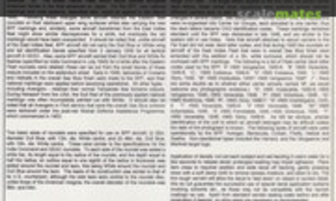 1:72 WW2 British Pacific Fleet Roundels, Code Letters & Numerals (Modeldecal 118) 118