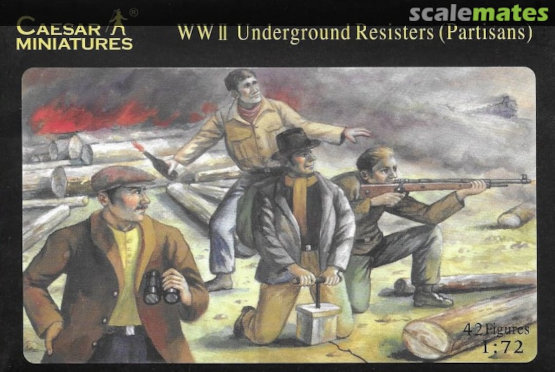 Boxart WWII Underground Resisters H006 Caesar Miniatures Boxart WWII Underground Resisters H006 Caesar Miniatures
