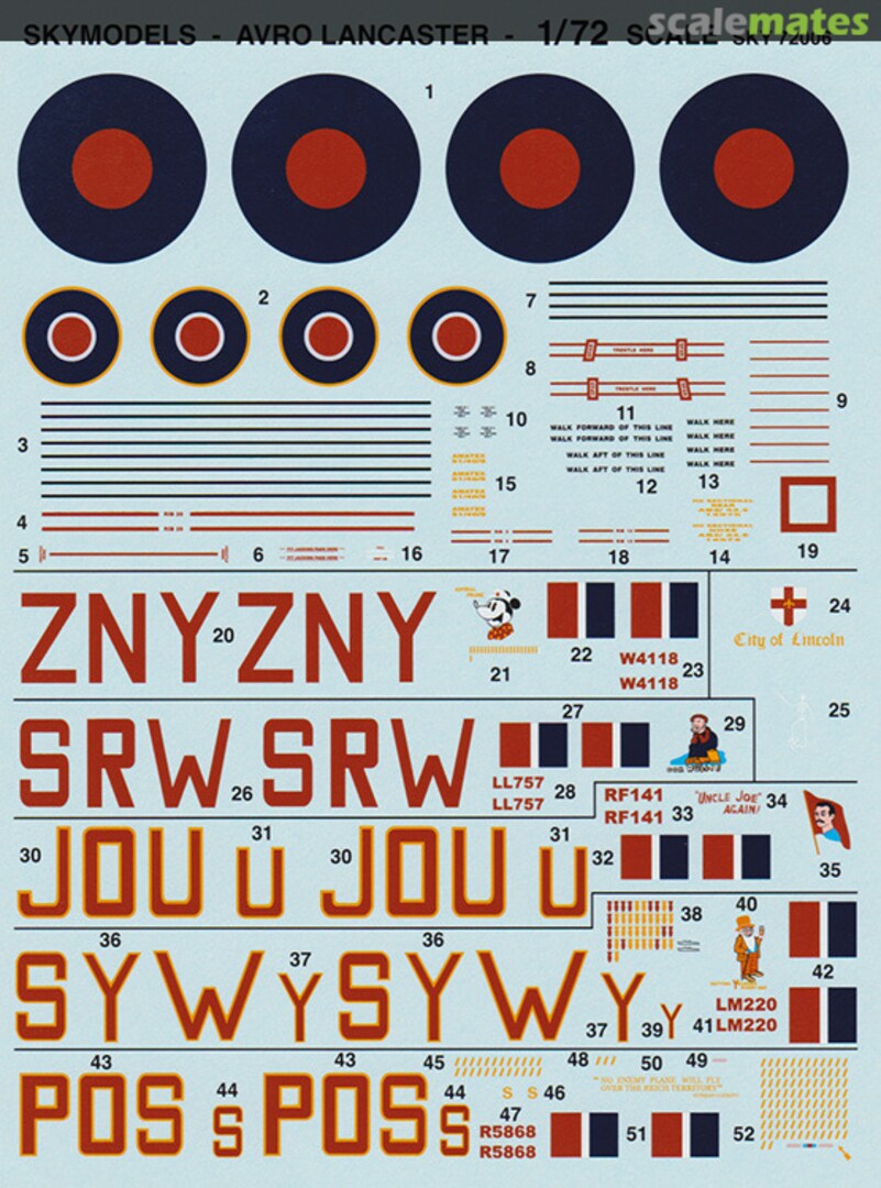 Boxart Avro Lancaster 72-006 Sky Models Boxart Avro Lancaster 72-006 Sky Models